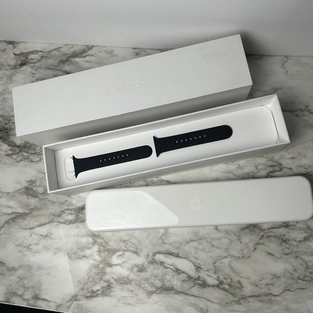 Apple Watch A1554 box and hard case **no watch** 42mm S Gray Al Blk Sport